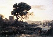 Claude Lorrain Landscape with Shepherds - The Pont Molle oil painting picture wholesale